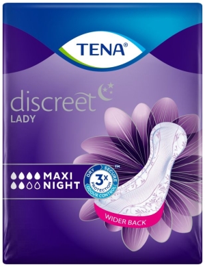 TENA Lady Discreet Maxi Night (1 Karton: 6 x 12 Stück)