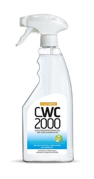 Geruchsvernichter mit Desinfektionsmittel Ultrana, CWC 2000, 500 ml Sprühflasche