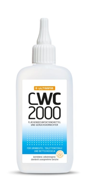 Geruchsvernichter mit Desinfektionsmittel Ultrana, CWC 2000, speziell für Urinbeutel, 100 ml