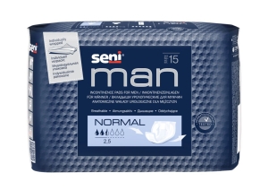 Seni Man Normal (1 Karton: 10 x 15 Stück) Urineinlage für Männer