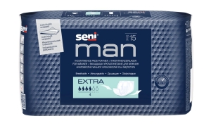 Seni Man Extra (1 Karton: 10 x 15 Stück) Urineinlage für Männer