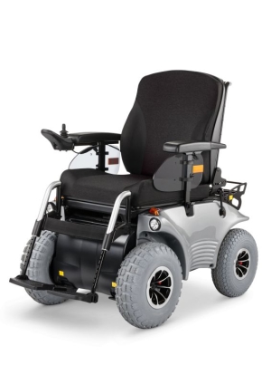 E-Rollstuhl Optimus 2, 2.322, SB 38-56, silber, 6km/h, inkl.Batterien u. Ladegerät