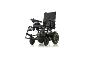E-Rollstuhl Q 200 R, schwarz, SB 43(-50), 6 km/h, AOK, inkl. Batterien (55 Ah) u. Ladegerät