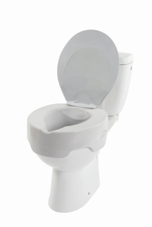 Toilettensitzerhöhung Rehosoft mit Deckel Weichsitzerhöhung 11,5cm