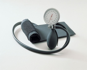 Blutdruckmessgerät roid II aneroid Arztgerät m. Klettenmanschette Doppelschl.
