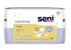 Seni Control Mini (1 Karton: 20 x 15 Stück) Comfort-Einlagen anatomisch geformt