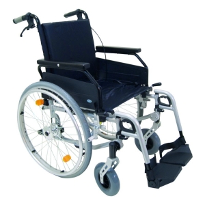 Rollstuhl Freetec, Steckachse, Seitenteile, desk/lang, silbermetallic